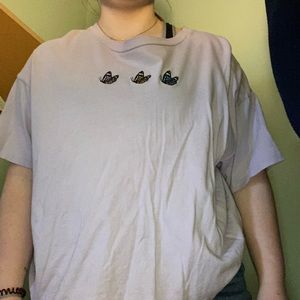 XL American Eagle Embroidered Butterfly Tee